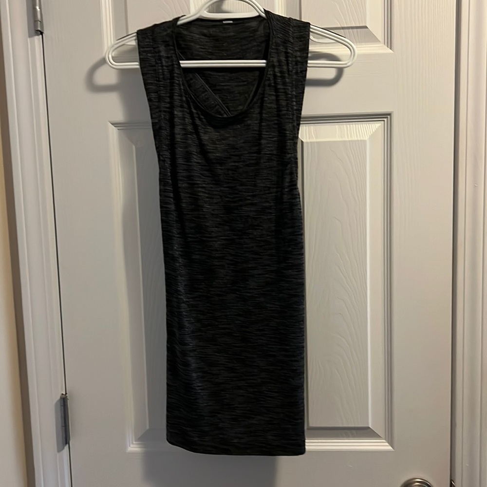 Dark gray lululemon cross back tank